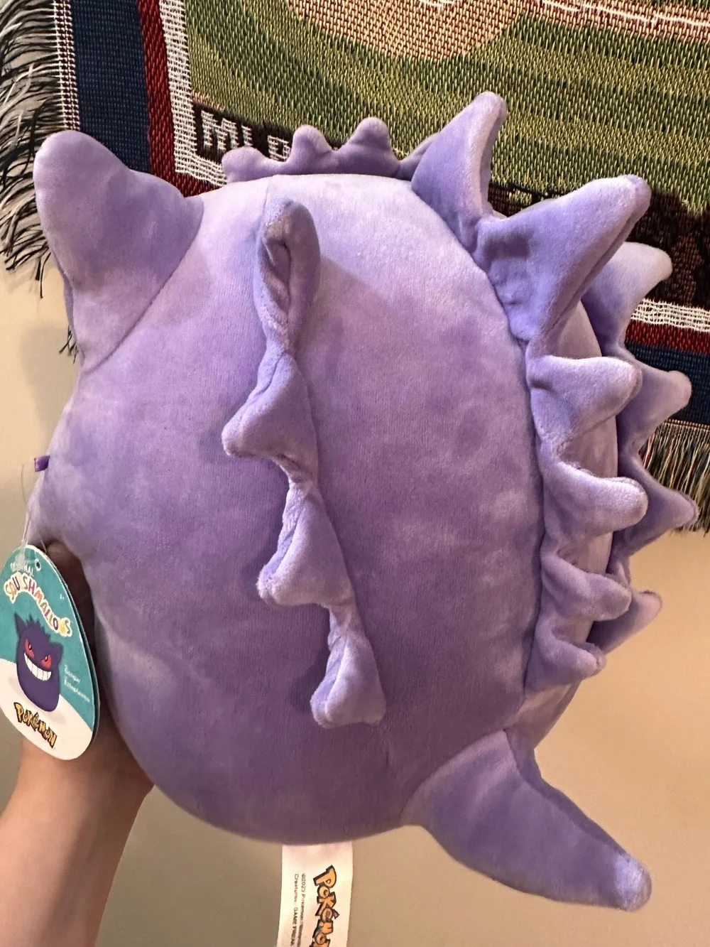 Limited Edition Pokemon Squishmallow Gengar Plush 10”
